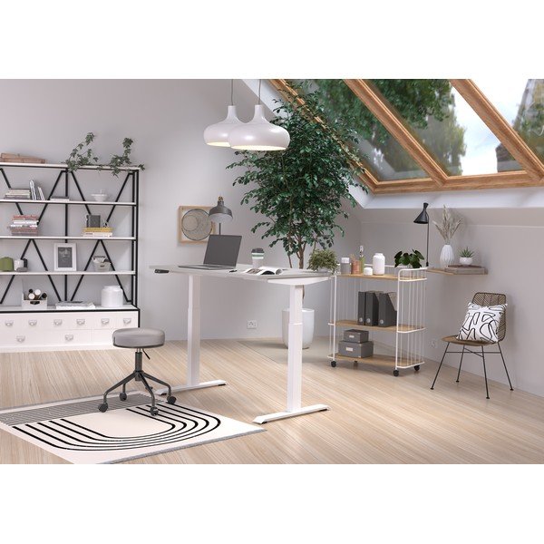 Elektra reguliuojamas aukštis rašomasis stalas 80x120 cm Jet – Germania-image-1