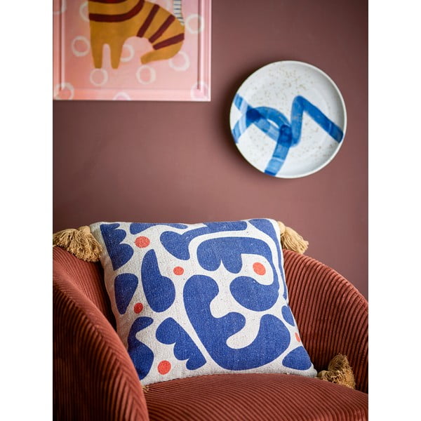 Iš perdirbtos medvilnės dekoratyvinė pagalvėlė 45x45 cm Eviaya – Bloomingville-image-1