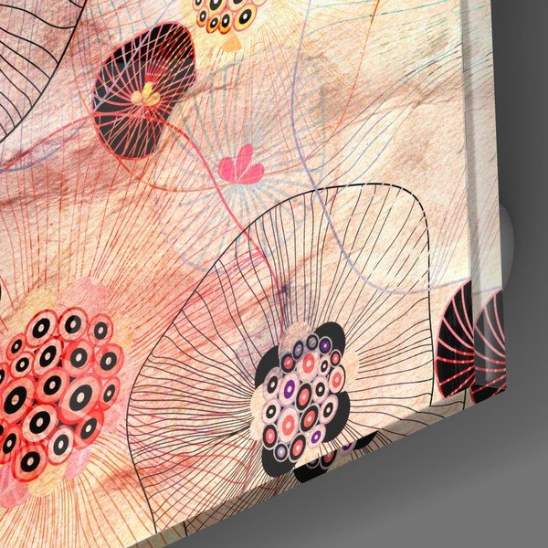 Paveikslas ant stiklo Insigne Alternative Flowers, 40 x 40 cm-image-2