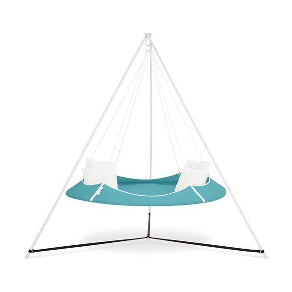 Mėlynos sodo sūpynės su stovu - Hangout Pod-image-1