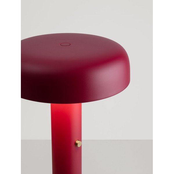 Bordo spalvos iš metalo pastatomas šviestuvas LED su pritemdymo funkcija (aukštis 142 cm) Noelia – Nova Luce-image-4