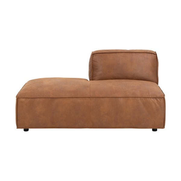 Modulinė sofa konjako rudos spalvos (su dešiniuoju kampu) Fairfield Kentucky – Bonami Selection