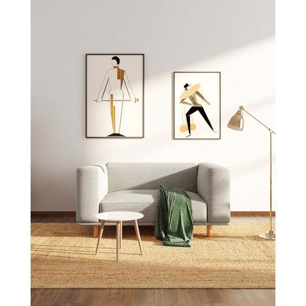 Krėslas šviesiai pilkos spalvos Kukumo – Ame Yens-image-1