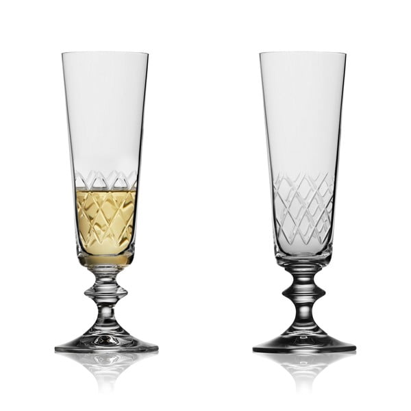 Stiklinės 2 vnt. šampanui 200 ml Eaton – Lyngby Glas