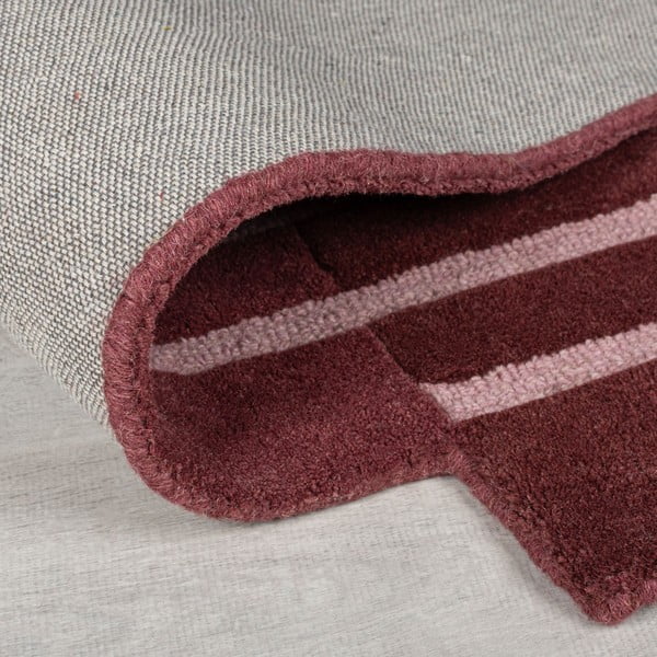 Rankų darbo iš vilnos kilimas bordo spalvos 150x240 cm Split Ombre Shaped – Flair Rugs-image-2