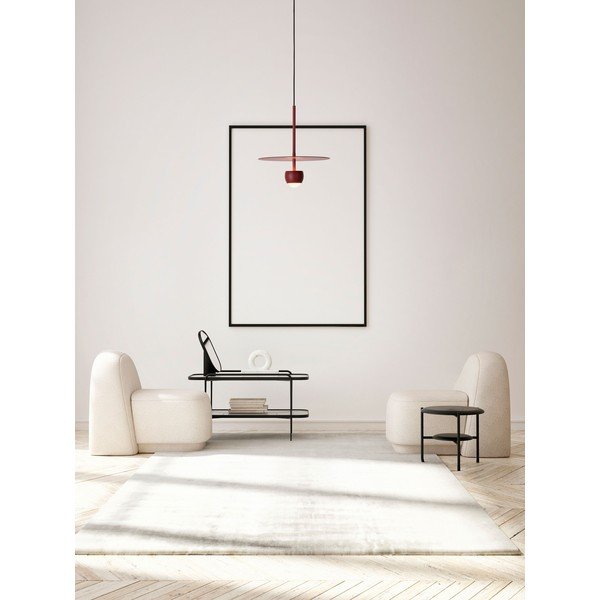 Raudonos spalvos iš aliuminio kabantis šviestuvas LED ø 30 cm Edem – Nova Luce-image-1