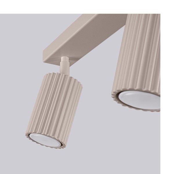 Taupe spalvos iš metalo taškinis šviestuvas 6,5x30 cm Gleam – Sollux-image-4