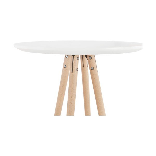 Baltas Kokoon Deboo baro stalas, aukštis 110 cm-image-3
