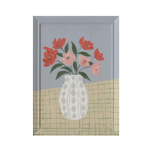 Paveikslas tapyba rankomis (tapyba) su rėmeliu/tapyba ant drobės 50x70 cm Village – Bizzotto