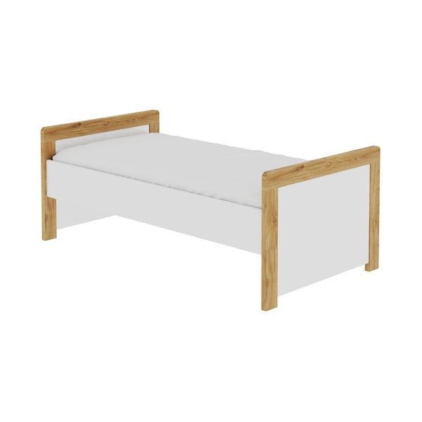 Balta reguliuojama lova Pinio Oakie, 70 x 140 cm-image-3