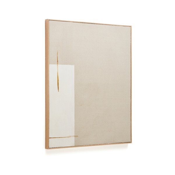 Paveikslas tapyba rankomis (tapyba) su rėmeliu/tapyba ant drobės 80x100 cm Salin – Kave Home-image-2