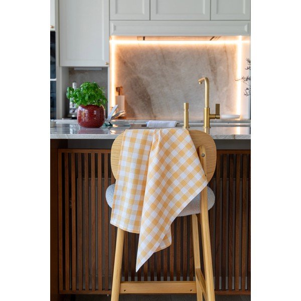 Iš medvilnės virtuvės rankšluosčiai 2 vnt. 50x70 cm Gingham – Tiseco Home Studio-image-2