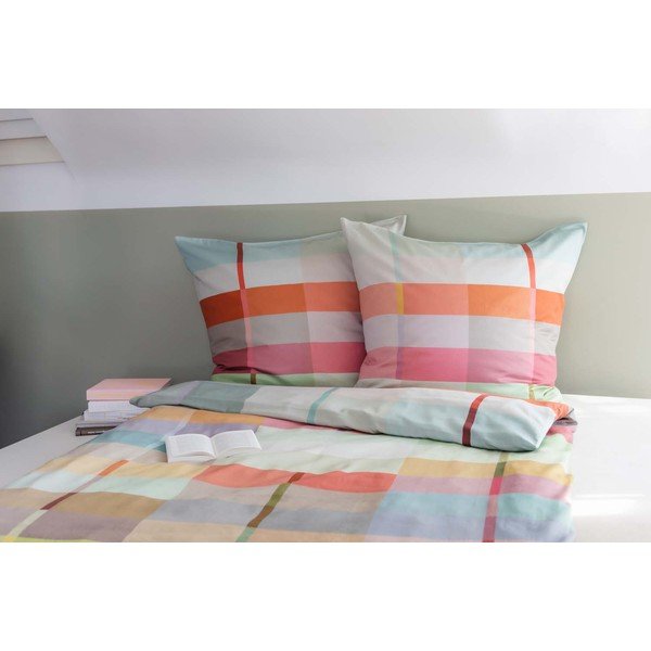 Medvilninio satino viengulės lovos patalynė 135x200 cm Ravenna - Remember-image-1