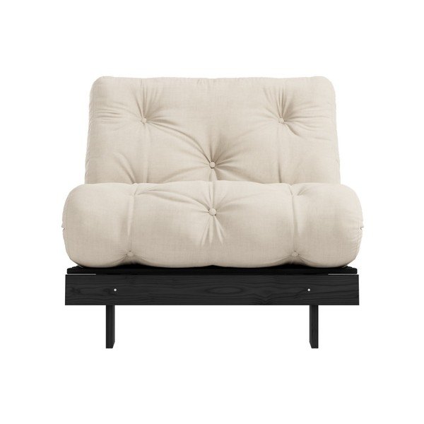 Kintamas fotelis Karup Design Roots Juoda/smėlio spalvos-image-1