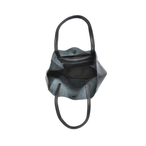 Juoda moteriška odinė Sofia Cardoni Shopper rankinė-image-4