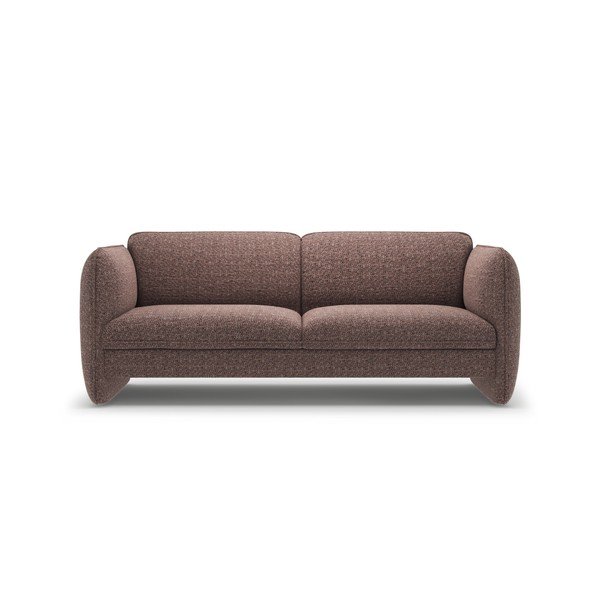 Rudos spalvos sofa iš šenilinio audinio 204 cm Georgia – Micadoni 