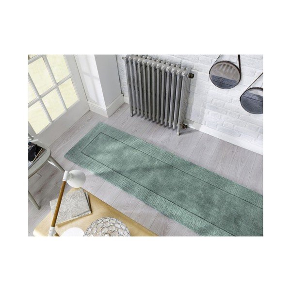 Vilnonis bėgimo kilimėlis Flair Rugs Tuscany Sienna Duck Egg, 60 x 230 cm-image-1