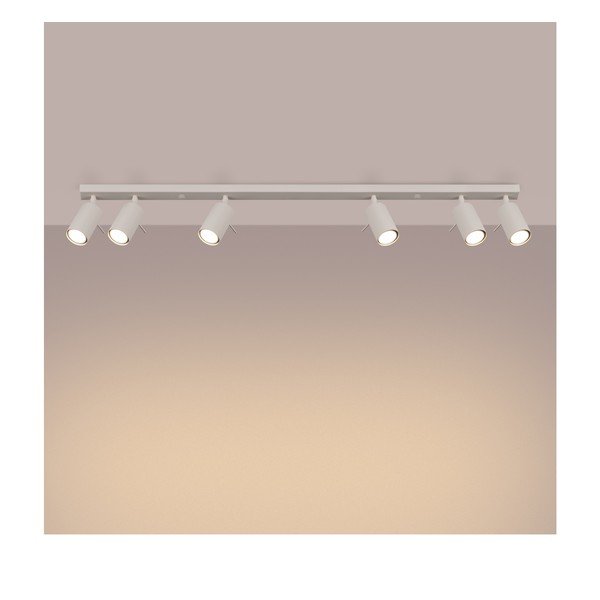 Kreminės spalvos taškinis šviestuvas 6x117 cm Etna – Sollux-image-3