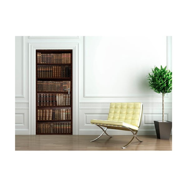 Lipnus lipdukas durims "Ambiance Bookshelf-image-1