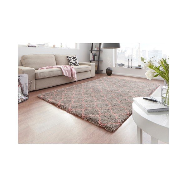 Pilkas kilimas su raštu Mint Rugs Luna, 80 x 150 cm-image-3