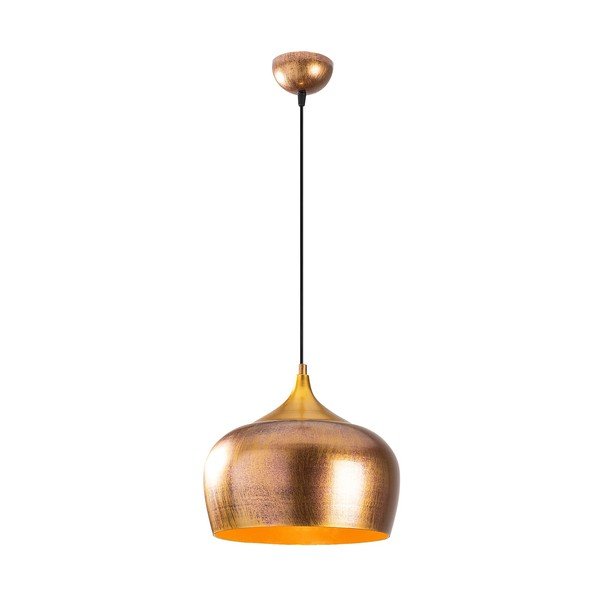 Kabantis šviestuvas auksinės spalvos ø 30 cm su metaliniu gaubtu Berceste – Opviq lights-image-2