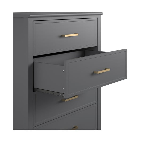 Pilka komoda CosmoLiving by Cosmopolitan Westerleigh, 75 x 106 cm-image-2