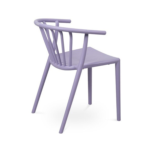 Levandų spalvos plastikinė sodo kėdė Capri – Bonami Essentials-image-4