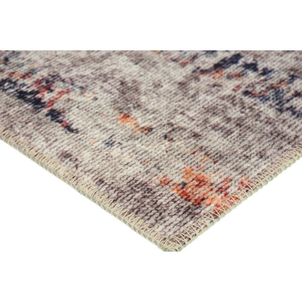 Baltos ir smėlio spalvos plaunamas kilimas 180x120 cm - Vitaus-image-2