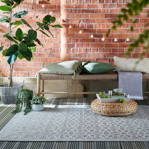 Pilkas lauko kilimas 230x160 cm Argento - Flair Rugs-image-1