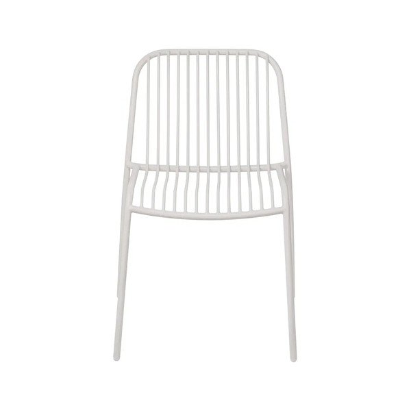 Šviesiai pilkos spalvos metalinė sodo kėdė Yua Wire – Blomus-image-2