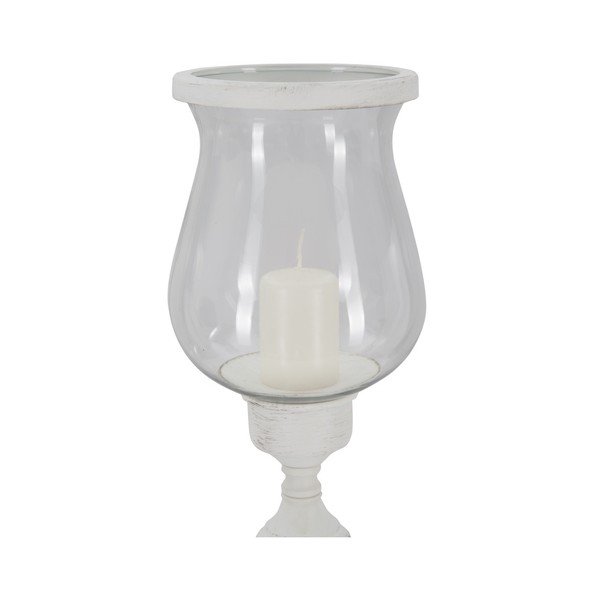 "Mauro Ferretti Provenzia" baltos spalvos vienrankis žvakidės laikiklis, aukštis 72 cm-image-1