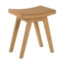 Natūralios spalvos iš tikmedžio masyvo taburetė Vicentina – Kave Home