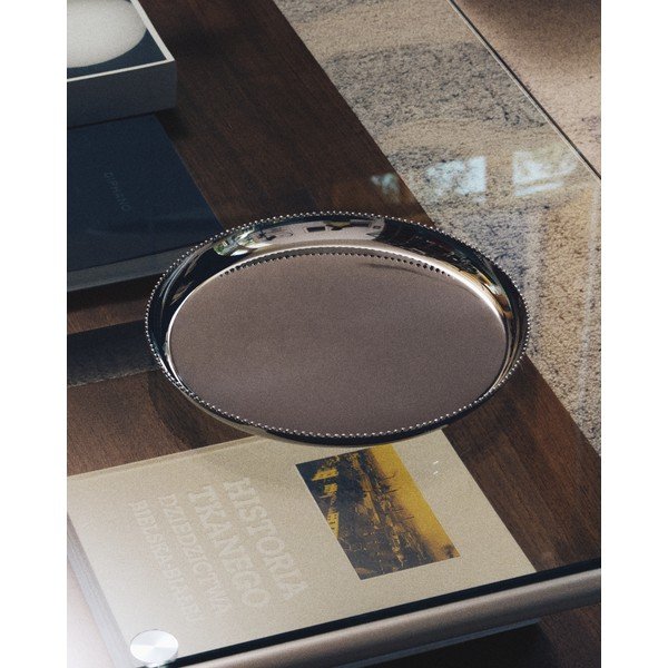 Iš nerūdijančio plieno padėklas serviravimo padėklas ø 35,5 cm Nirela – Kave Home-image-3