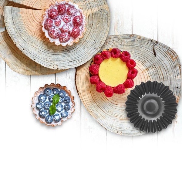 Iš metalo skirta tartaletei kepimo formos 6 vnt. ø 7 cm – Orion-image-3