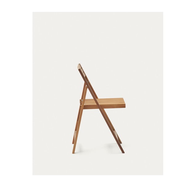 Natūralios spalvos medžio masyvo sodo kėdė Sadirar – Kave Home-image-1