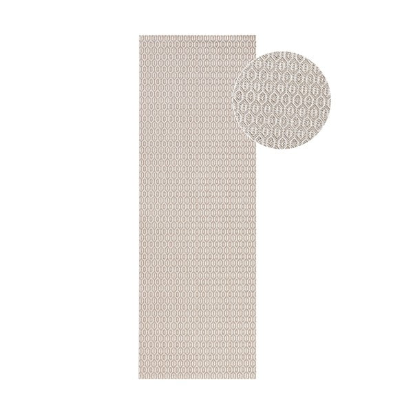 Pilkos spalvos lauko kilimas NORTHRUGS Coin, 80 x 200 cm