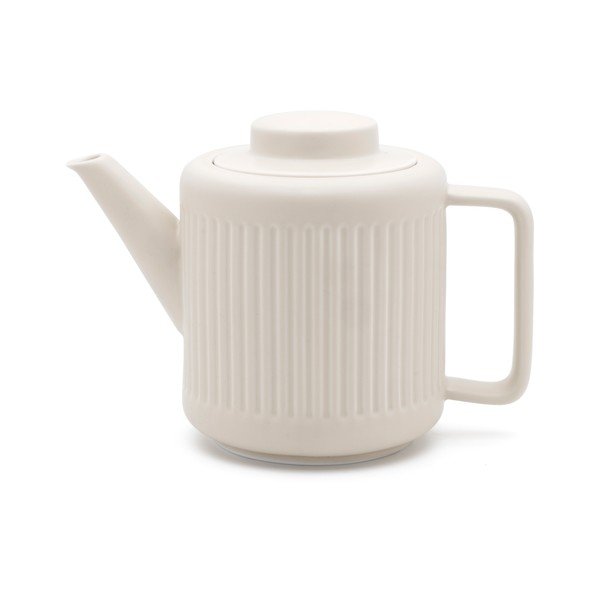 Baltos spalvos iš porceliano su koštuvu arbatinukas 1,2 l Skagen – Bredemeijer