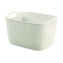 Kreminės spalvos skalbinių krepšys Curver Large