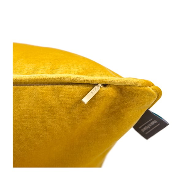 Geltonos spalvos užvalkalas WeLoveBeds Dijon, 50 x 50 cm-image-3