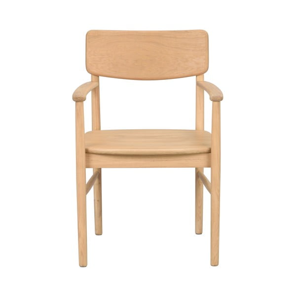 Iš ąžuolo masyvo valgomojo kėdė natūralios spalvos Maidstone – Rowico-image-2