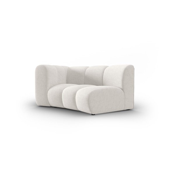 Modulinė sofa baltos spalvos (su kairiuoju kampu) Lupine – Micadoni Home-image-2