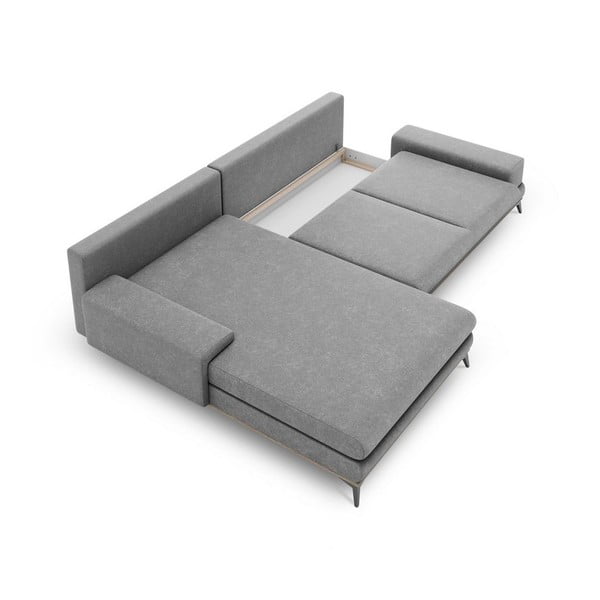 Pilka sofa lova Windsor & Co Sofos Planet, kairysis kampas-image-3