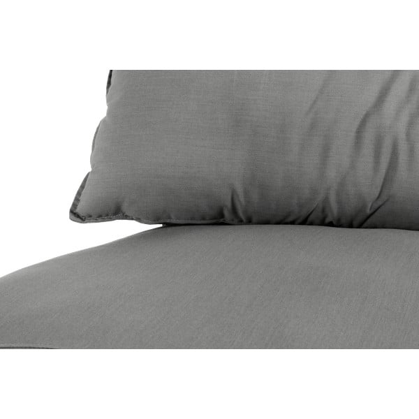 Paminkštinto audinio sodo šezlongas pilkos spalvos Emma – Hartman-image-3