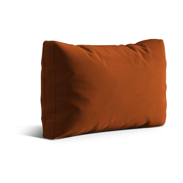 Terakotos spalvos iš velveto sofos pagalvėlė Kemi – Cosmopolitan Design-image-1