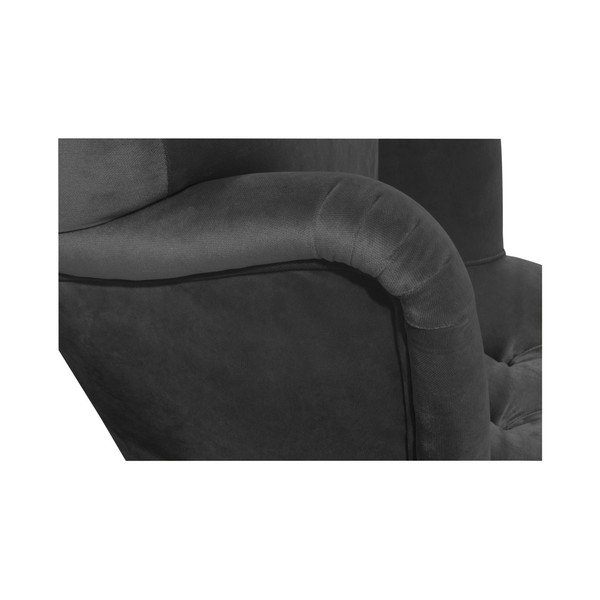 Antracito spalvos fotelis "Max Winzer Brandon Suede-image-4