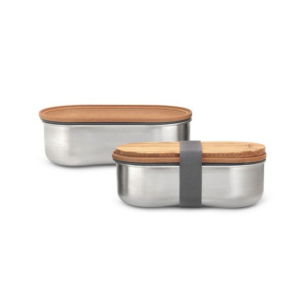 Padalintas pietų dėžutė 2x dėžės Bento – Black + Blum-image-2