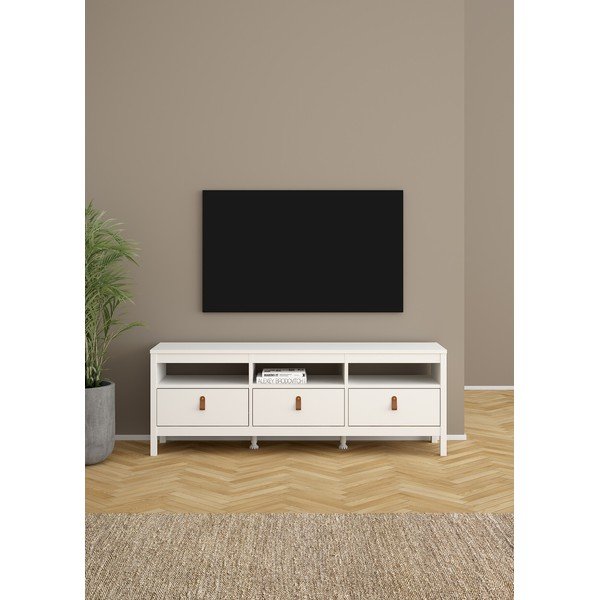 TV spintelė baltos spalvos 151x54 cm Madrid – Tvilum-image-1