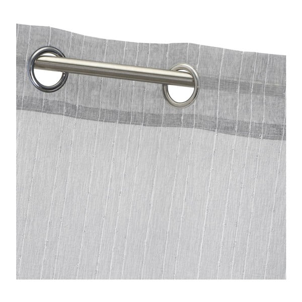 Pilkos spalvos permatoma užuolaida 140x260 cm Vertical Thread – Casa Selección-image-3