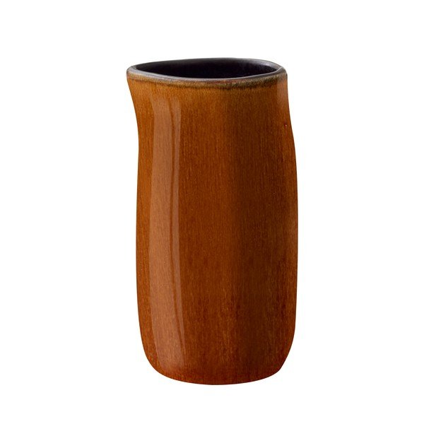 Gintarinės spalvos iš keramikos pieno ąsotis 200 ml Gastro Black/Amber – Bitz
