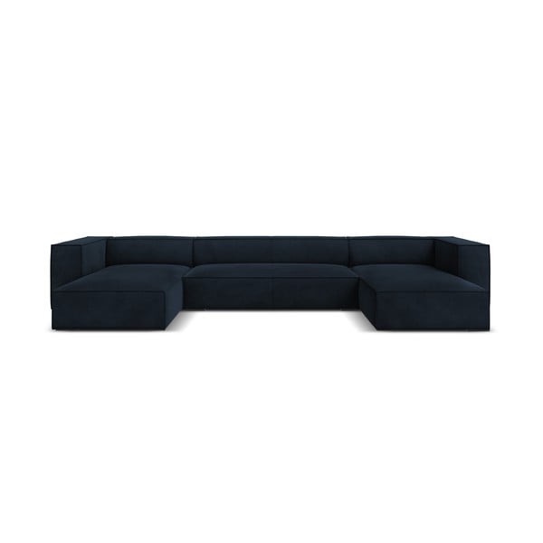 Tamsiai mėlyna kampinė sofa (U formos) Madame - Windsor & Co Sofas